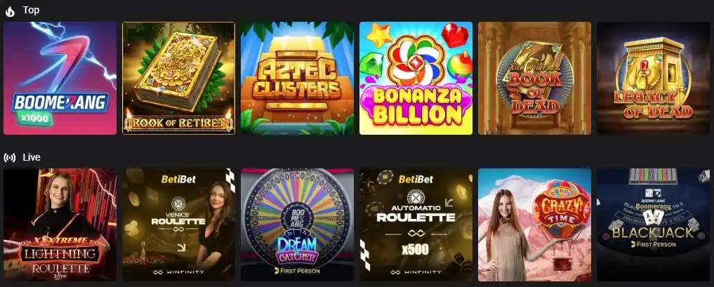 BetiBet casino igre