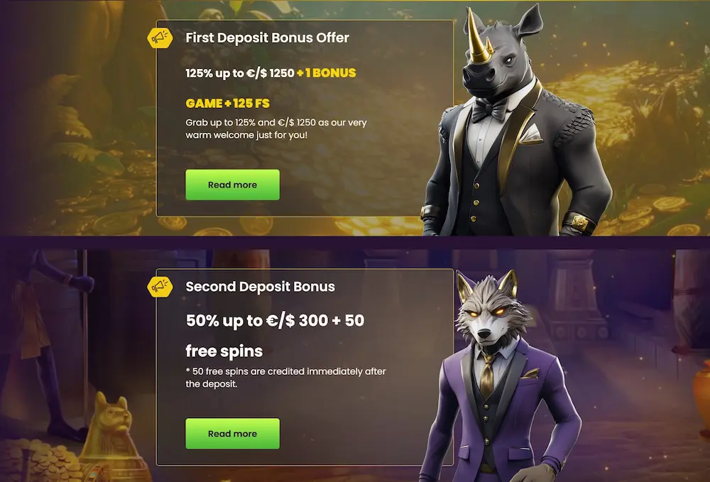 Bonusi za polog v Bizzo Casino