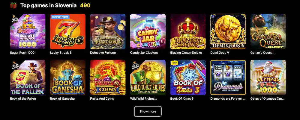 Najbolj priljubljene igralniške igre na Vulkan Spiele za slovenske igralce