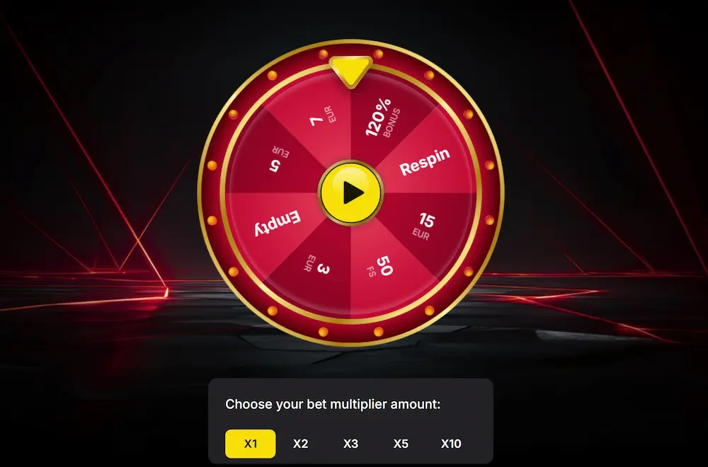 Wheel of Fortune bonusna igra na Vulkan Spiele z naključnimi nagradami