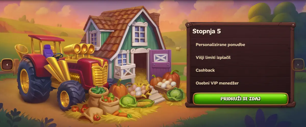 Roostino Casino VIP program stopnje cashback limiti izplacil personalizirane ponudbe Slovenija kazino