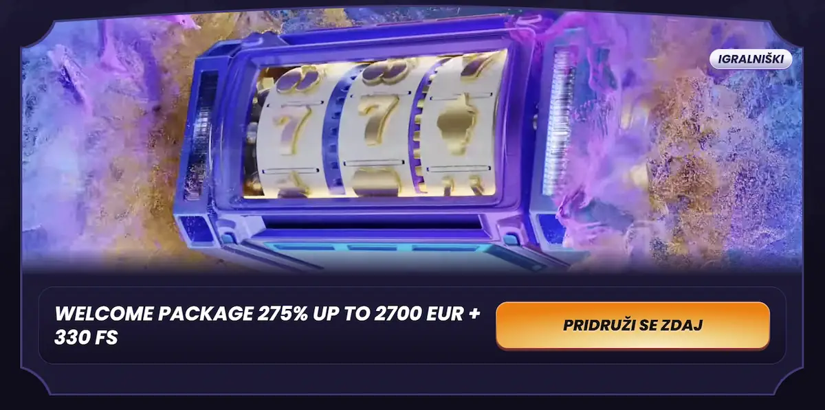 Funbet igralni avtomat bonus paket 275 odstotkov do 2700 EUR in 330 brezplacnih vrtljajev